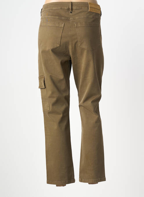 Pantalon 7/8 stretch taille normale vert MARINA RINALDI femme