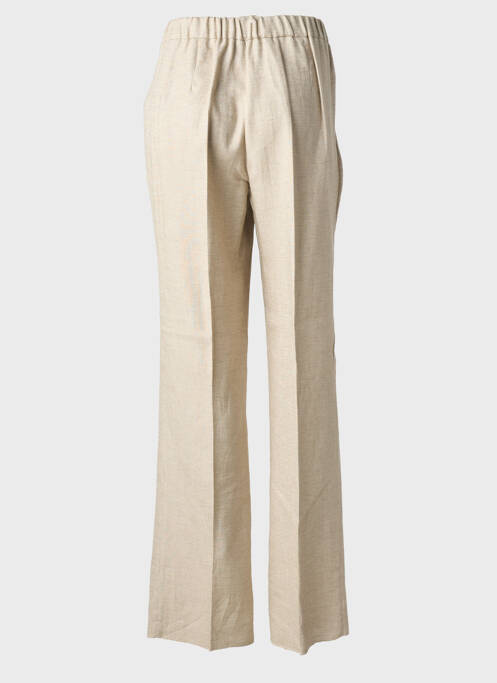 Pantalon droit stretch taille normale beige MARINA RINALDI femme