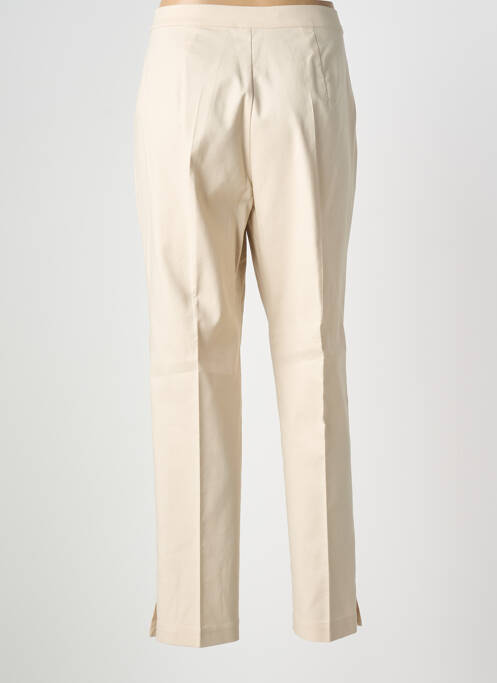 Pantalon droit stretch taille normale beige MARINA RINALDI femme