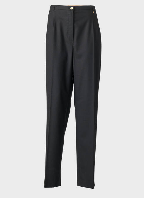 Pantalon droit stretch taille normale noir SAINT HILAIRE femme