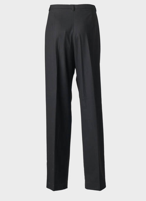 Pantalon droit stretch taille normale noir SAINT HILAIRE femme