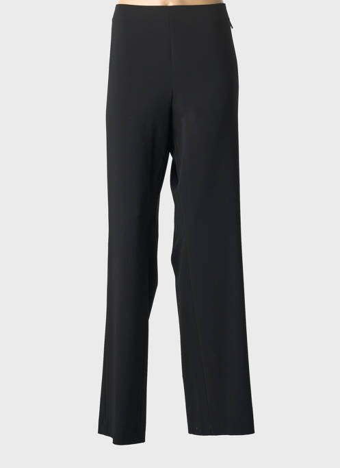 Pantalon droit tissage popeline taille normale noir SAINT HILAIRE femme