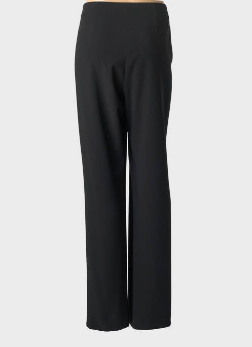 Pantalon droit tissage popeline taille normale noir SAINT HILAIRE femme