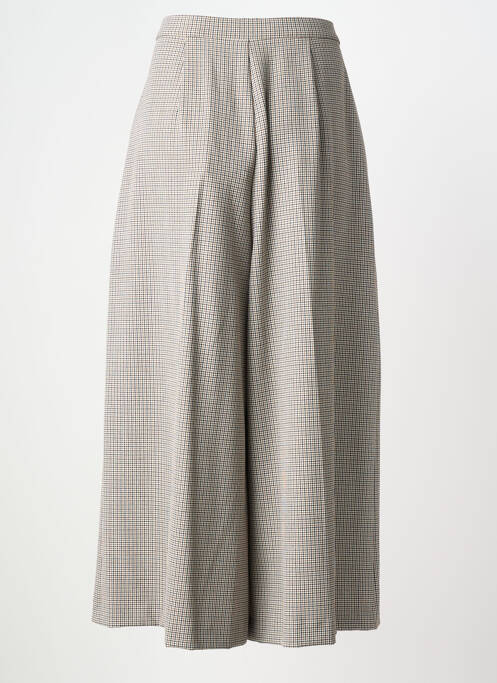 Pantalon large fermeture zippée sous rabat boutonné taille normale gris MARINA RINALDI femme