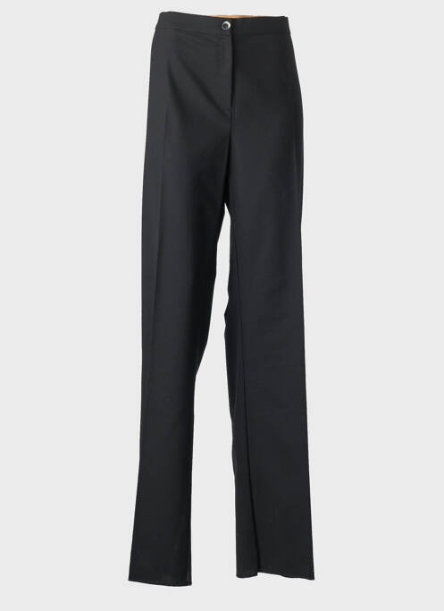 Pantalon large fermeture zippée sous rabat boutonné taille normale noir MARINA RINALDI femme