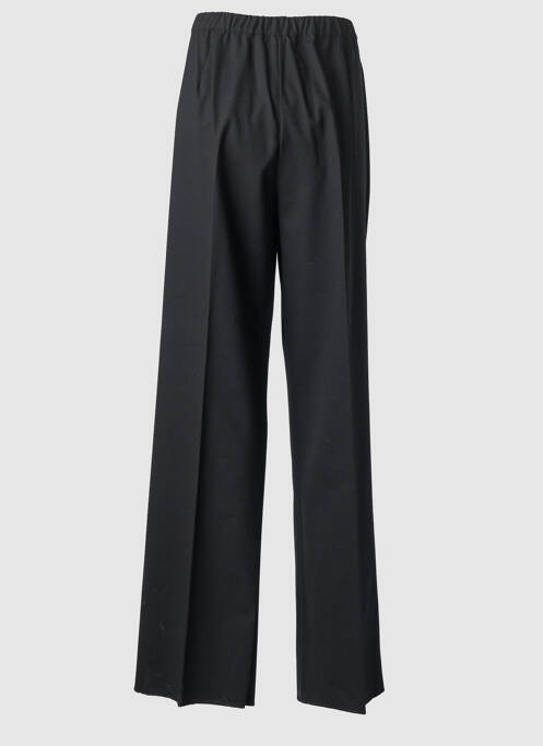 Pantalon large fermeture zippée sous rabat boutonné taille normale noir MARINA RINALDI femme