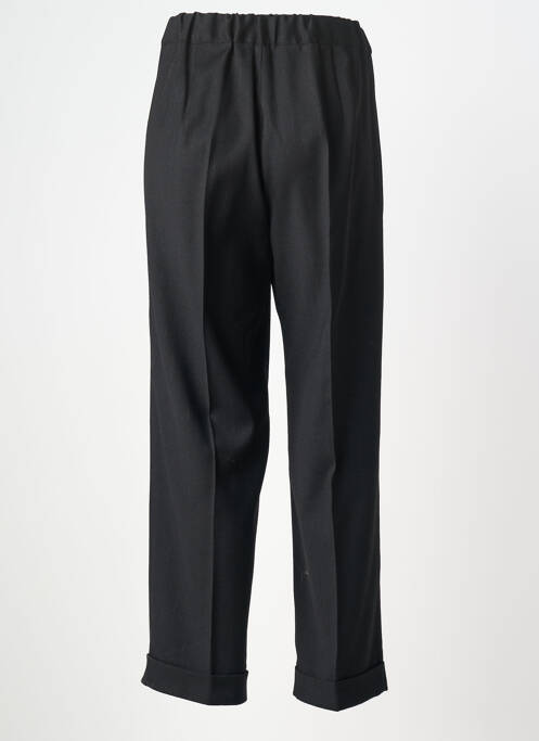 Pantalon large fermeture zippée sous rabat boutonné taille normale noir MARINA RINALDI femme