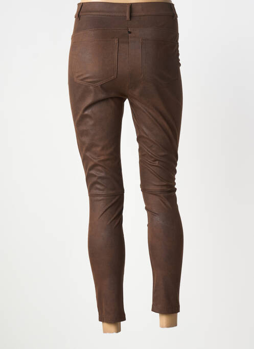 Pantalon slim stretch taille normale marron MARINA RINALDI femme