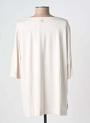 Top stretch manches 3/4 beige MARINA RINALDI femme