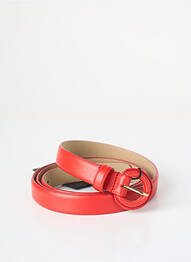 Ceinture coutures renforcées rouge MARINA RINALDI femme