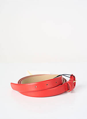 Ceinture coutures renforcées rouge MARINA RINALDI femme