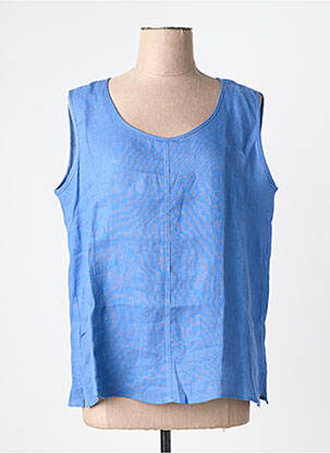 Top sans manche sans manche bleu MARINA RINALDI femme