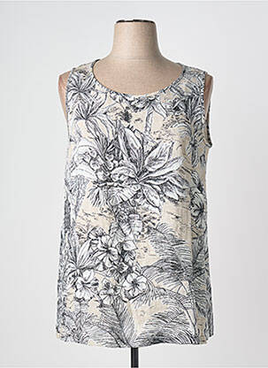 Top sans manche sans manche bleu MARINA RINALDI femme