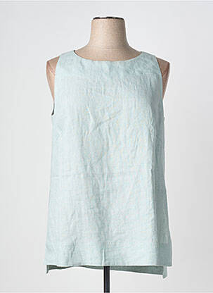 Top sans manche sans manche vert MARINA RINALDI femme