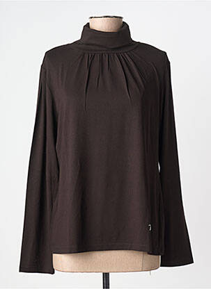 T-shirt coupe droite manches longues noir MARINA RINALDI femme