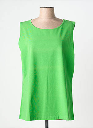 T-shirt coupe droite manches courtes vert MARINA RINALDI femme