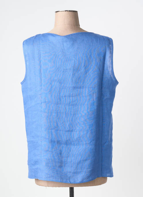 Top sans manche sans manche bleu MARINA RINALDI femme