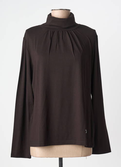 T-shirt coupe droite manches longues noir MARINA RINALDI femme