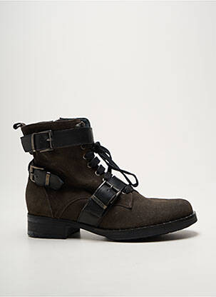 Bottines/boots talon bas talon plat jusqu'à 3cm gris REQINS femme