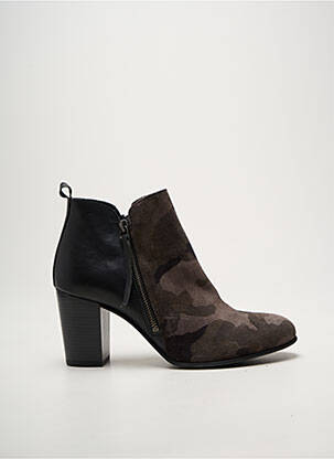 Bottines/boots talon bottier talon de 7 à 9cm noir REQINS femme