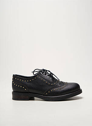 Derbies type de semelle amortissante talon plat jusqu'à 3cm noir REQINS femme
