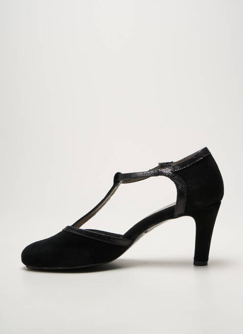 Escarpins fermeture boucle(s) talon de 7 à 9cm noir REQINS femme