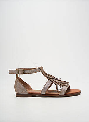Sandales/nu pieds chiquet talon plat jusqu'à 3cm argent ARMISTICE femme