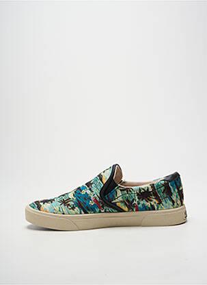 Slip ons tissage satiné talon plat jusqu'à 3cm vert ARMISTICE femme