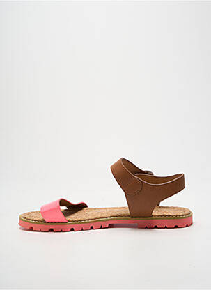 Sandales/nu pieds chiquet talon plat jusqu'à 3cm rose ARMISTICE femme