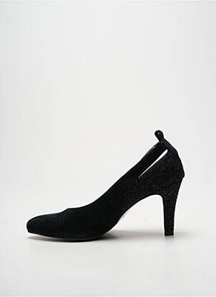 Escarpins bout pointu talon de 7 à 9cm noir REQINS femme