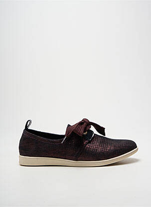 Baskets tissage satiné talon plat jusqu'à 3cm violet ARMISTICE femme