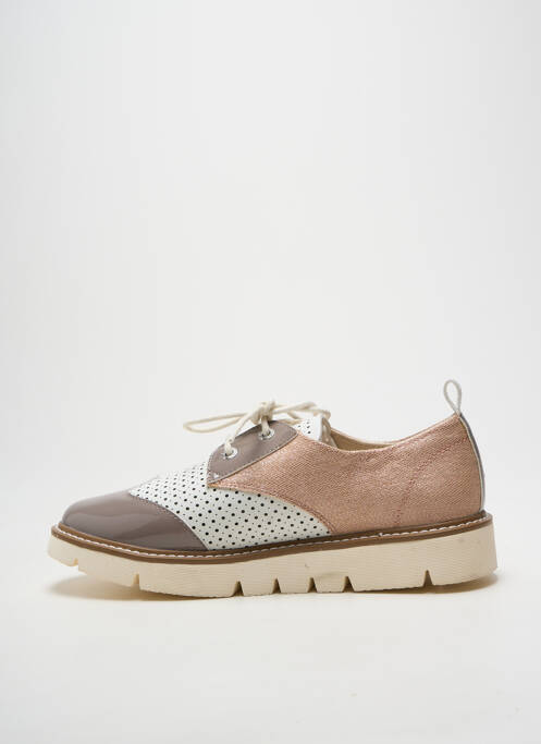 Derbies matière lisse talon plat jusqu'à 3cm gris ARMISTICE femme
