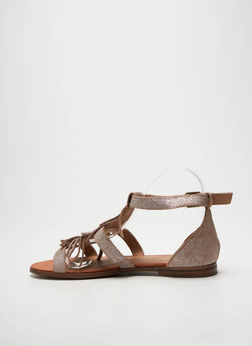 Sandales/nu pieds chiquet talon plat jusqu'à 3cm argent ARMISTICE femme