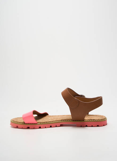 Sandales/nu pieds chiquet talon plat jusqu'à 3cm rose ARMISTICE femme