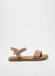 Sandales/nu pieds tissage satiné bout ouvert rose L'ATELIER TROPÉZIEN fille