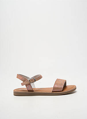 Sandales/nu pieds tissage satiné bout ouvert rose L'ATELIER TROPÉZIEN fille