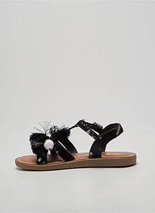Sandales/nu pieds impression bout ouvert noir L'ATELIER TROPÉZIEN fille