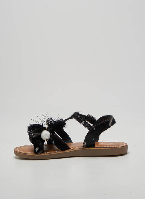 Sandales/nu pieds impression bout ouvert noir L'ATELIER TROPÉZIEN fille