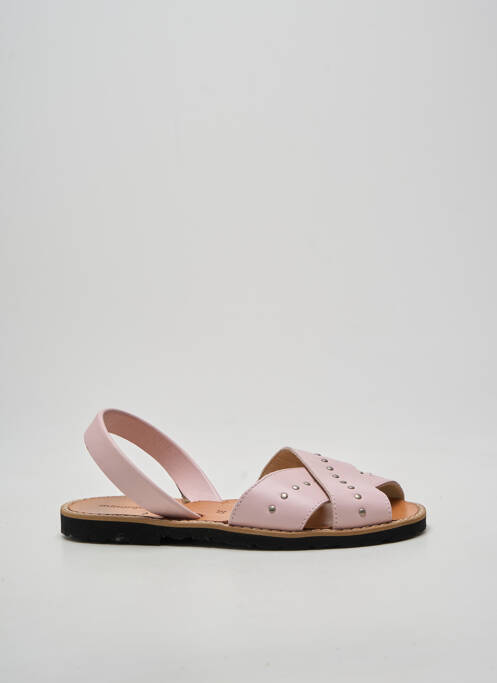Sandales/nu pieds bout ouvert talon plat jusqu'à 3cm rose MINORQUINES femme