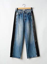 Jeans coupe large stretch taille haute bleu RAGDOLL femme
