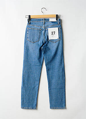 Jeans coupe slim stretch taille haute bleu RE / DONE femme