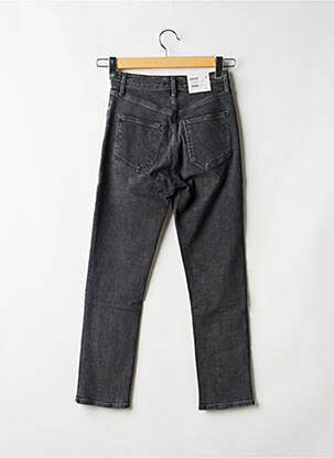Jeans coupe slim stretch taille haute noir AGOLDE femme