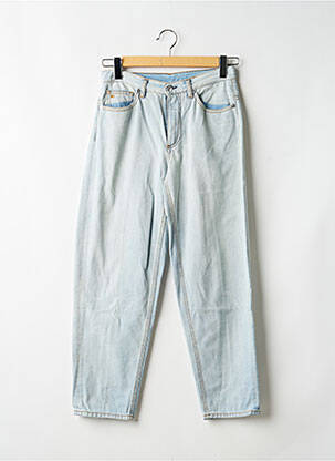 Jean coupe mom délavé taille haute bleu NINE IN THE MORNING femme