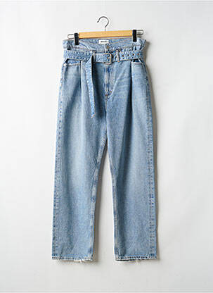 Jeans coupe droite taille haute taille haute bleu AGOLDE femme