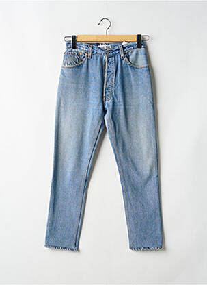 Jeans coupe slim stretch taille haute bleu RE / DONE / LEVIS femme