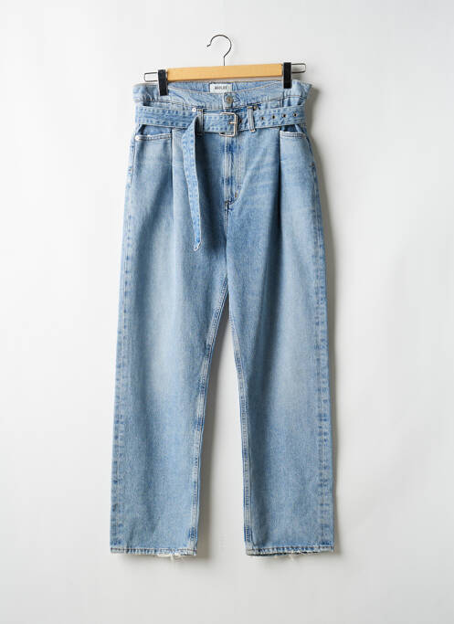 Jeans coupe droite taille haute taille haute bleu AGOLDE femme
