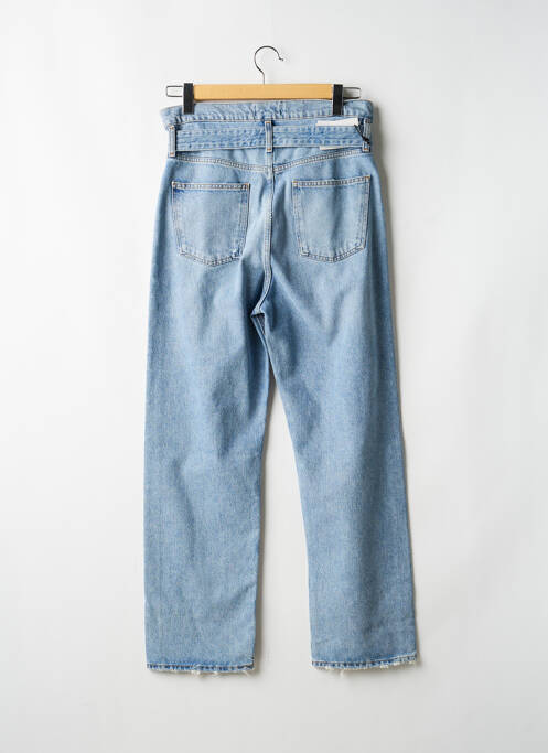 Jeans coupe droite taille haute taille haute bleu AGOLDE femme