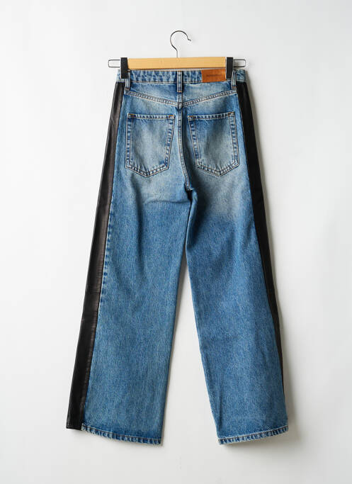 Jeans coupe large stretch taille haute bleu RAGDOLL femme