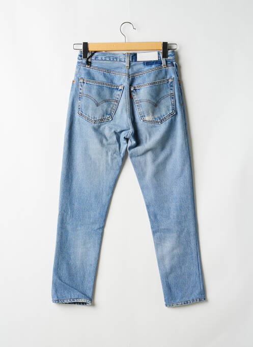 Jeans coupe slim stretch taille haute bleu RE / DONE / LEVIS femme