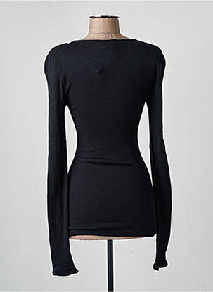 Top stretch manches longues noir OPÉRA SPORT femme